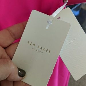 Ted Baker halter neck scallop tunic dress